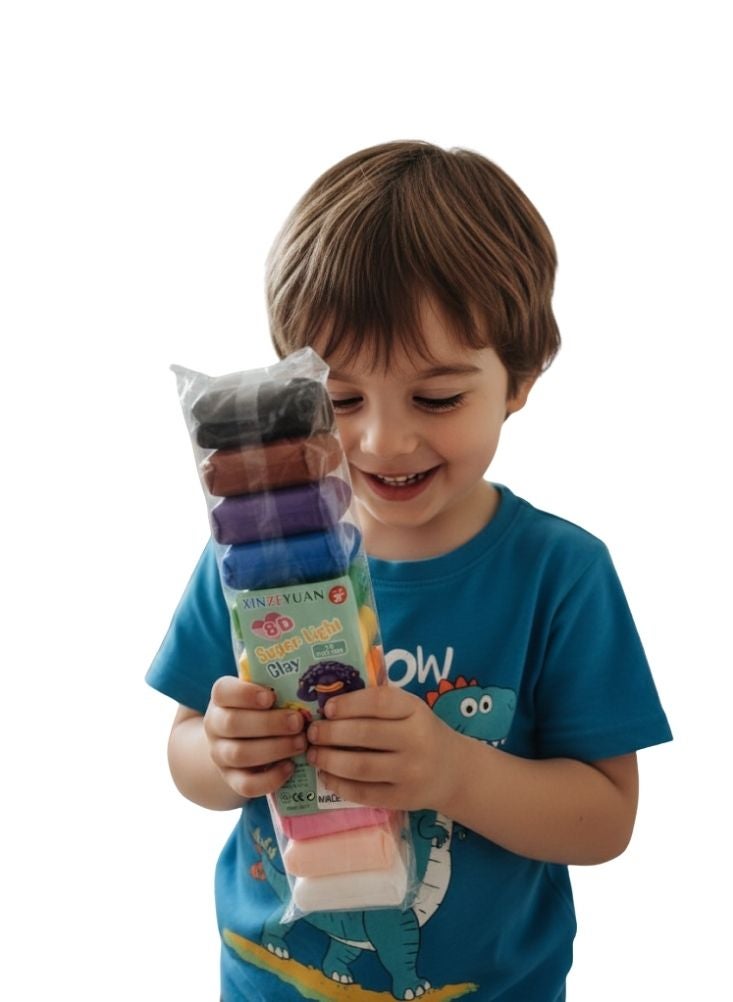 بريميم مجموعة لعب صلصال للأطفال - يلعب الطفل بالصلصال الناعم الملون لتنمية الإبداع والحواس - Image 3